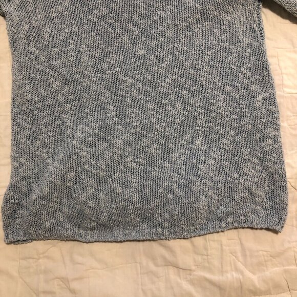3/$25 ❥ Lightweight V-Neck Long Sleeve Sweater Size Small Light Blue Casual Work - Picture 8 of 16